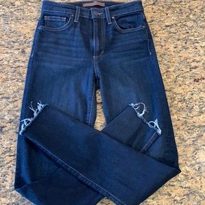 Designer denim. Joe’s womens high waisted, skinny jeans.